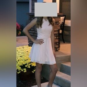 Elegant light Pink Sleeveless Dress